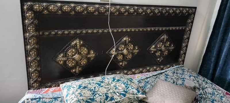 king size double bed argent sale 1