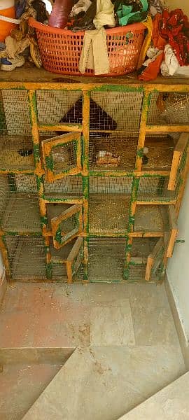 Hen Cage, Bird's Cage with 6 compartment 2