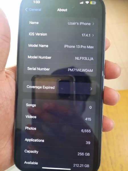 iPhone 13 pro max 256 GB Waterpack Non Pta 3