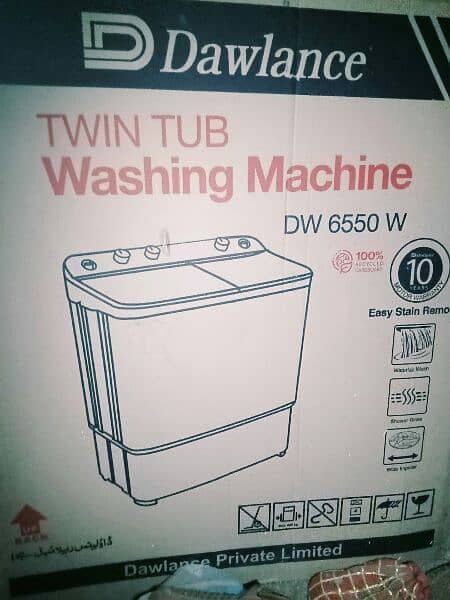 Dawlance washing machine for contact please message me on 03306501060 1