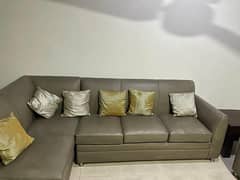 L Shaped sofa and Table set 0