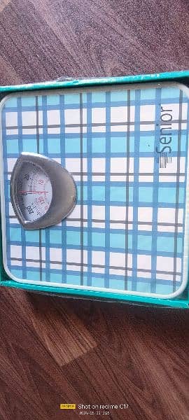 body weight scale. 12