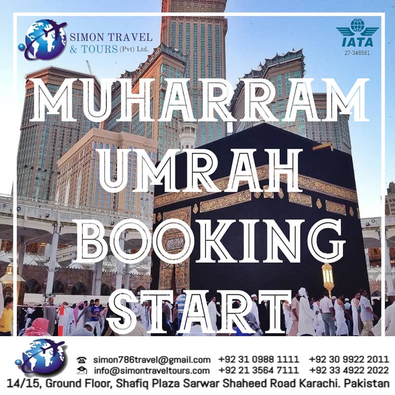 Umrah for Muahharm and Visa Services on Discount in Karachi 1