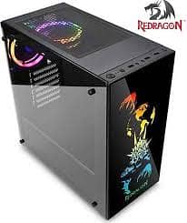 Redragon GC608 Steel Jaw Pro Gaming PC Tempered Glass gaming Case