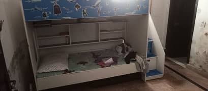 kids bunck bed is good condition just one year use.  look like a new 0