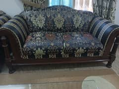 7 seater sheesham wood luxury sofa set 0