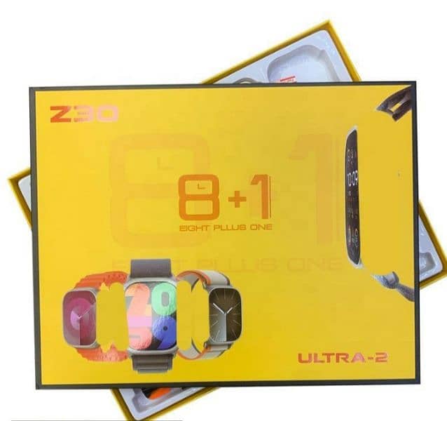 8 in 1  Z30 ultra smart watch Free delivery All over Pakistan 1