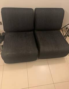 Single Seater Cushioned Sofa. 2 single seat sofa