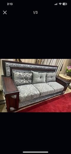 wooden sofa 0