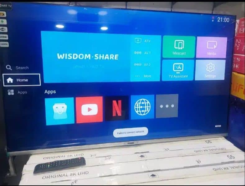 65" Samsung smart led tv android 4k 3years warranty 03228732861 2