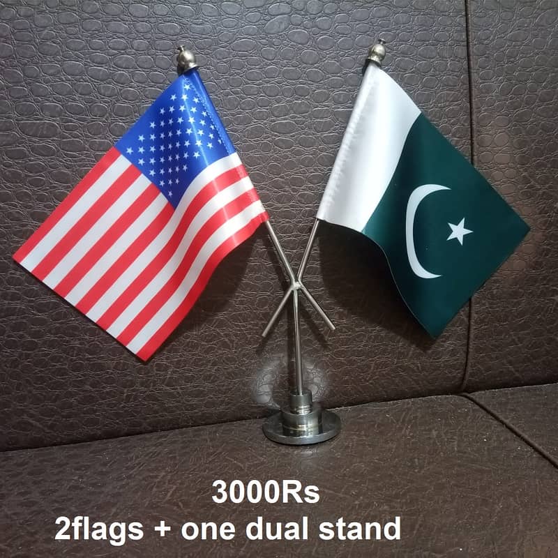 Fancy Indoor country flags &pole for embassy visa consulate,Table Flag 7