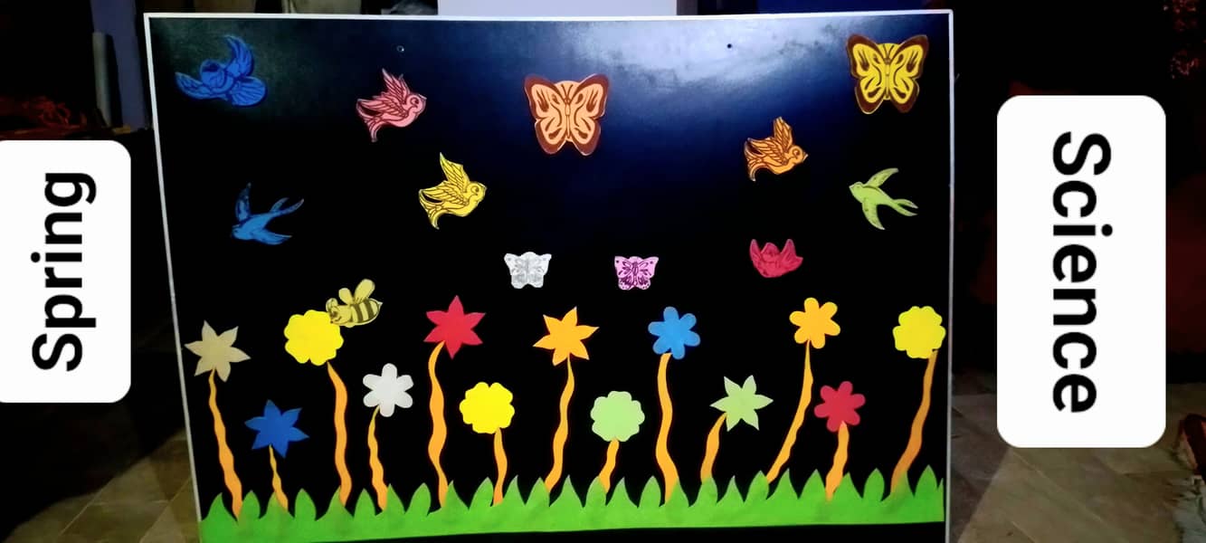 School Wall Decoration for Montessori PlayGroup Nursery Art Work  ** O 5