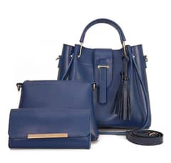 Alexa 3 Piece Handbag, Sapphire Blue