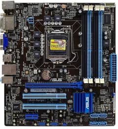 7 day gaming pc p8h61-m2/tpm/sl motherboard + core i7 3770+12 gb ram