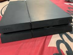 Ps4 fat with 3 controllers