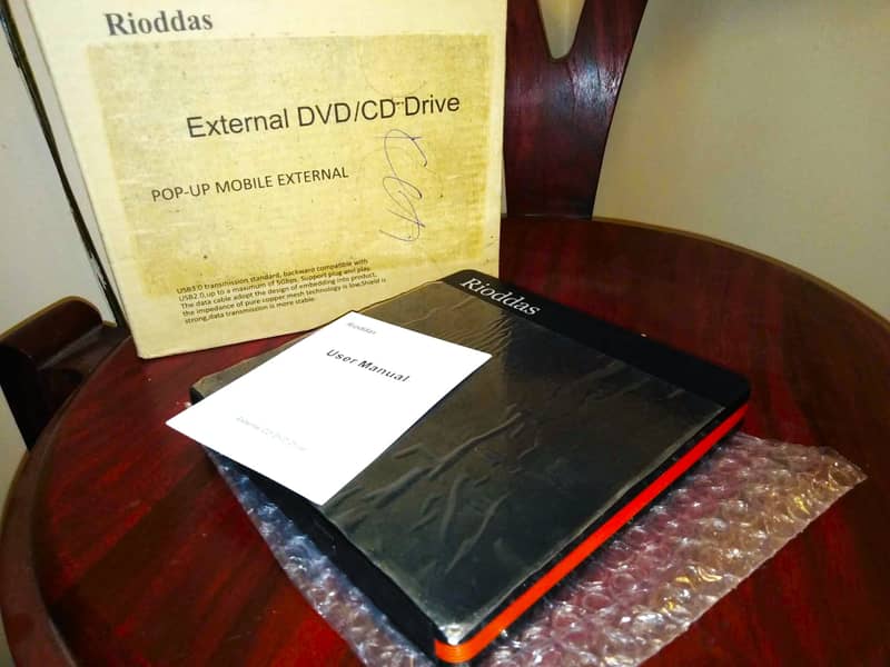Original New Amazon Pop-Up USB Portable External Rioddas DVD/CD Drive 1