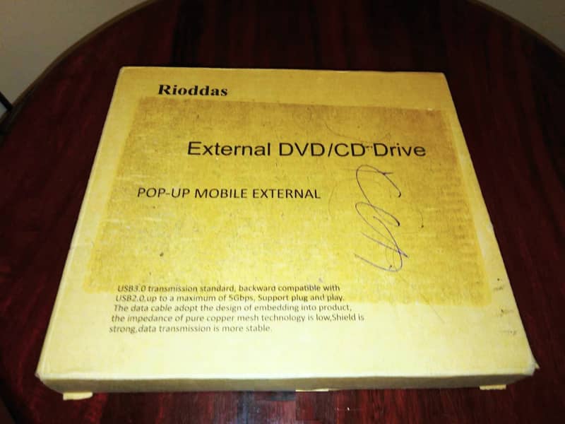 Original New Amazon Pop-Up USB Portable External Rioddas DVD/CD Drive 2
