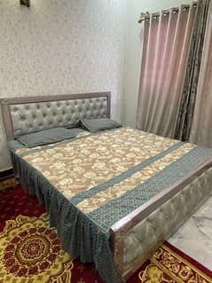 Iron double bed for sale with double Foam