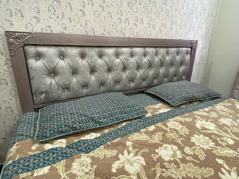 Iron double bed for sale with double Foam 1
