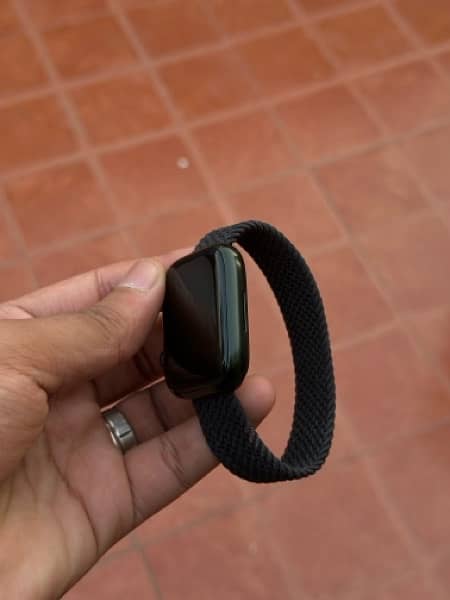 Apple Watch Series 7 45mm Green Alu Clover Sport Band GPS 2