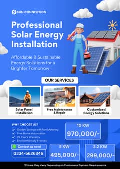 Solar Panels / Free installation / 3.2,5,10 KW
