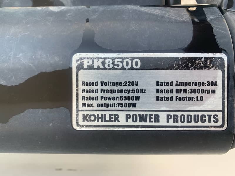 Kohler Generator PK 8500 2