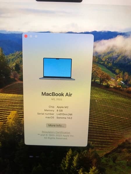 Macbook Air M2  2022  13” for sale 2