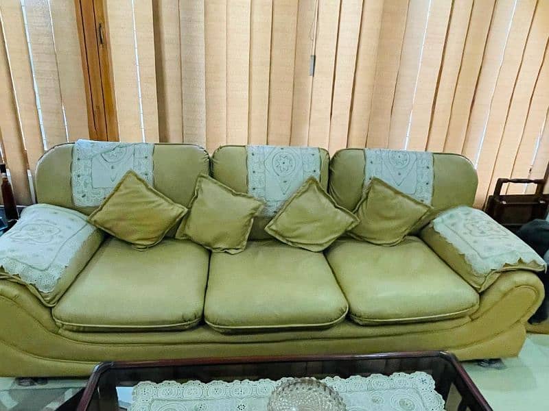 Leather Sofa Set 1