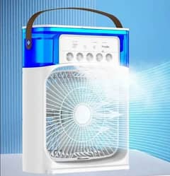Portable 3 In 1 Fan Air Conditioner Household Small Air Cooler LED