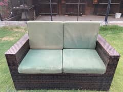 rattan cane sofa set