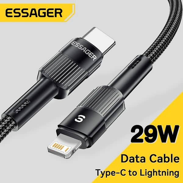 Essager USB C Cable For IPhone 14 13 12 11 pro Max XS 20W 4