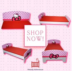 New Style Hello Kitty Single Bed Available in Fine Quality