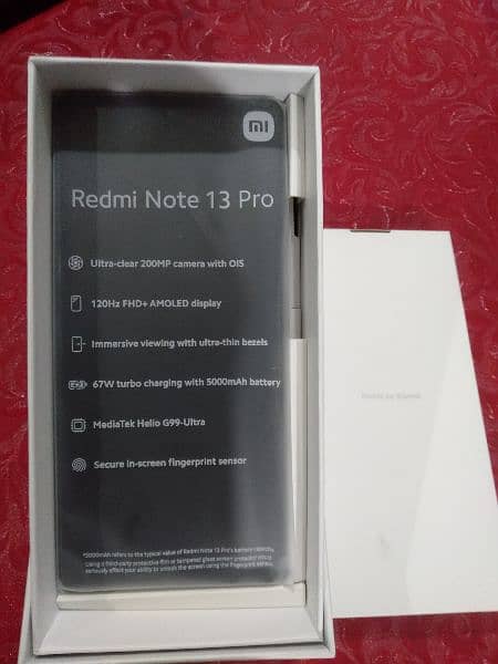 Xiaomi redmi note 13 pro 12ram - 512memory 6