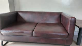 leather sofa 2 seater