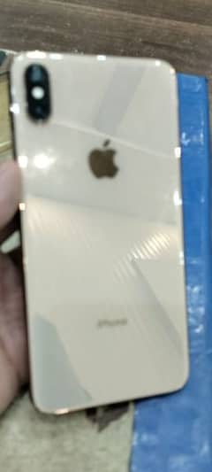 iphone xs max good condition PTA approved dual 64 GB Gold color 0