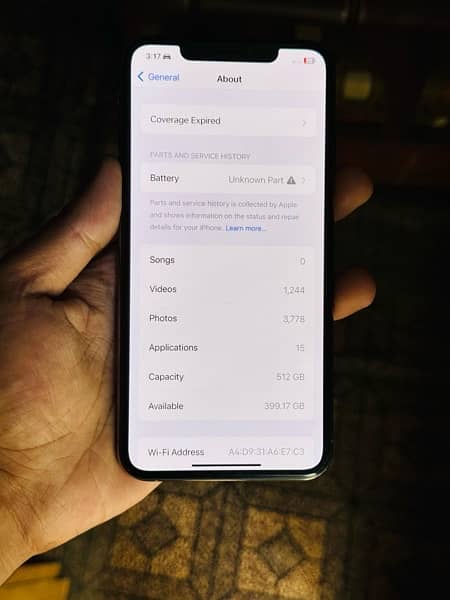 iphone Xs Max 512 gb PTA approved 1