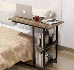 Wooden laptop site table for sofa and bed