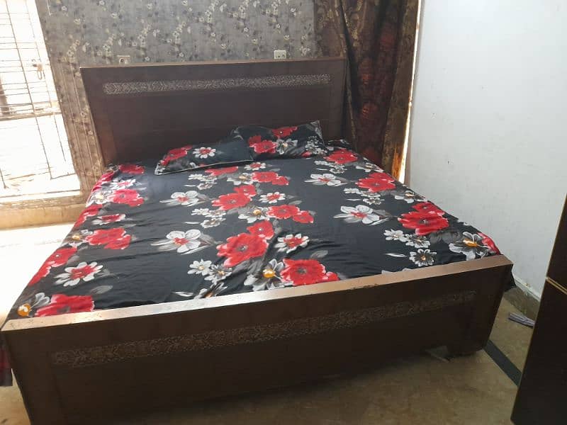 double bed with master foam 1