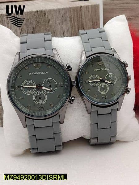Beautiful Couple's Watch, Grey,Blue 4