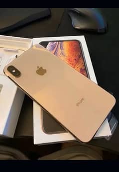 iPhone XS Max golden colour 64 GB dual sim pta approved 10/10