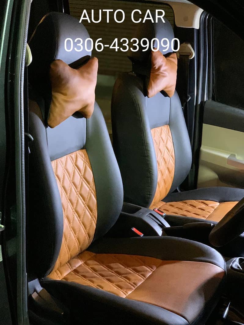 Car Seat Covers LUXURY |Leather Seat Cover | New Seat Covers Available 4