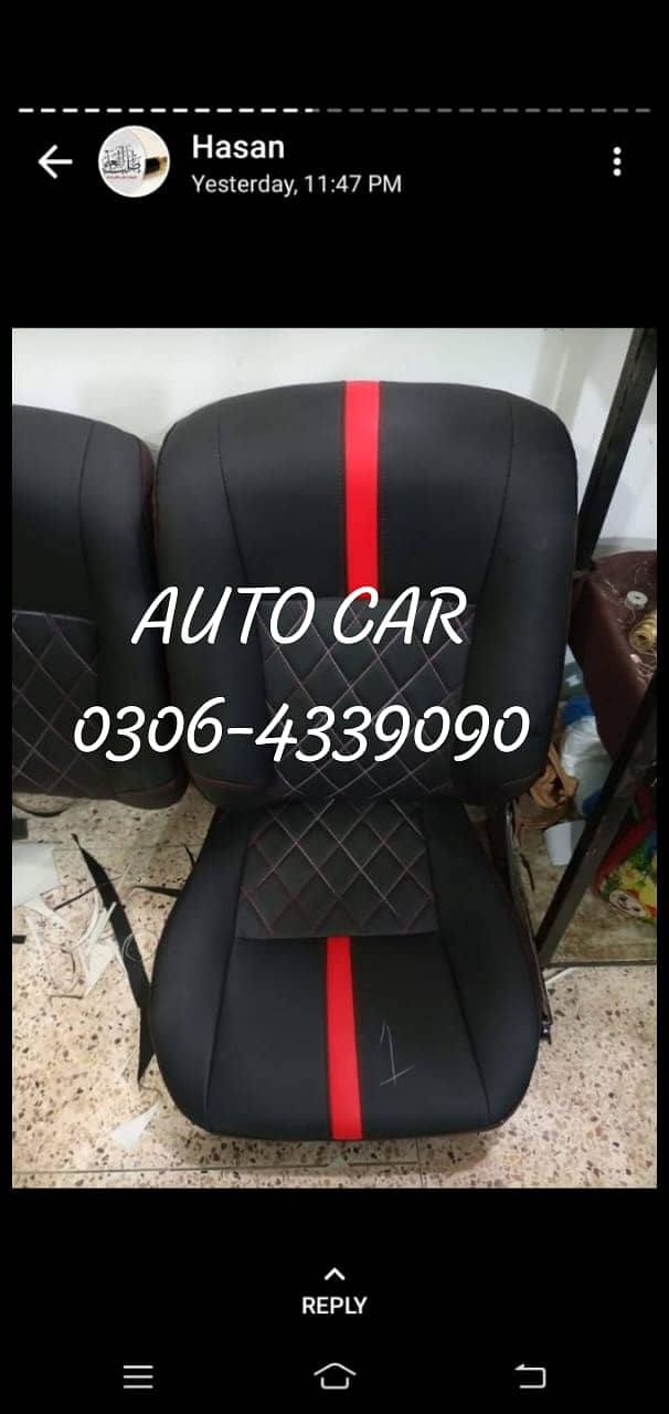 Customise Car Seat Covers/Leather Seat Cover 4