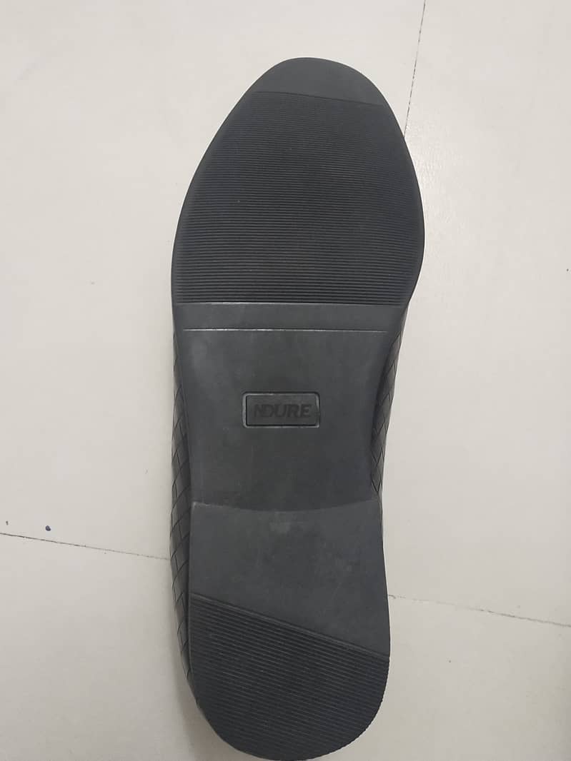 New Brand NDURE Black Shoes Size: 45 2