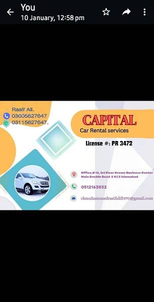 Capital car Rental Services 1