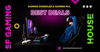 Xbox Playstation and Gaming PC SF GAMING HOUSE best deals