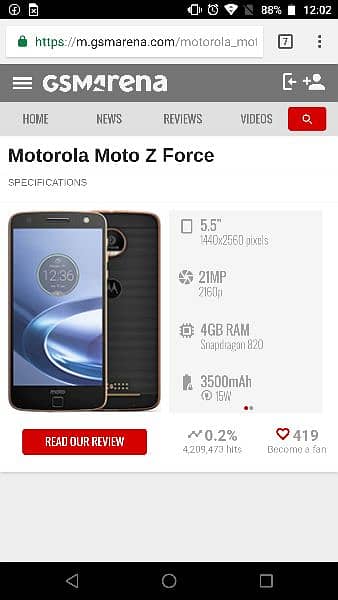 Moto Z force, Gaming phone 5