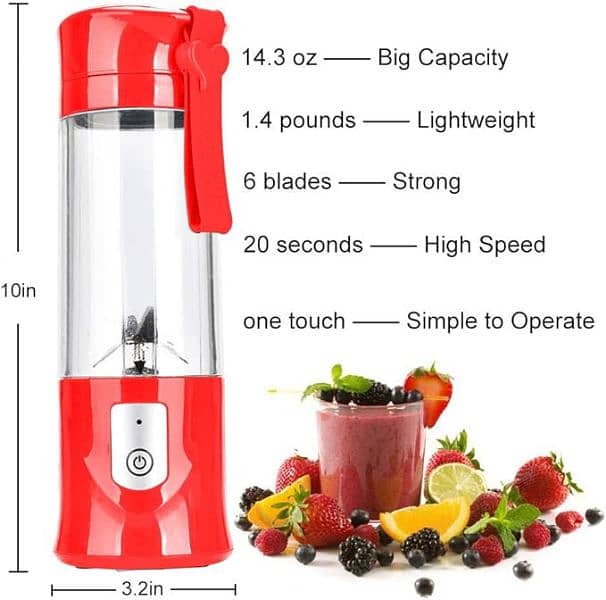 Mini Portable Rechargeable Juicing 4