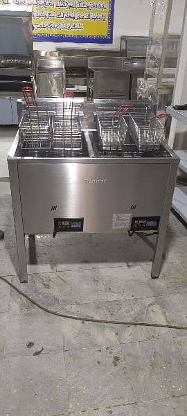 deep fryer 10 litter 1 basket capacity pizza oven fast food machinery 5