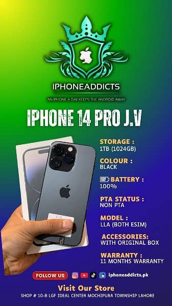 IPHONE 11 TO 15PRO MAX JV OR FACTORY UNLOCK 3