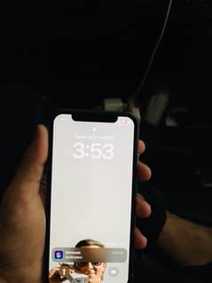 Iphone x white colour pta approved with box